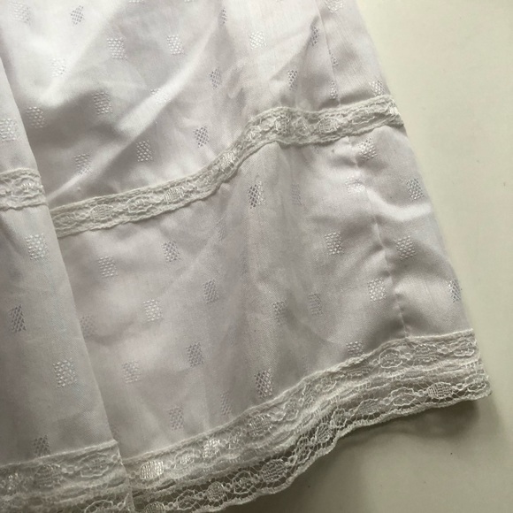 Vintage White Baby Dress with Red Accents - Picture 5 of 9